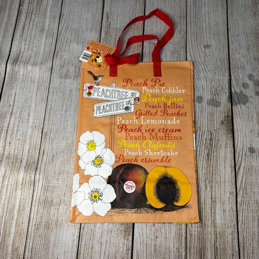 Trader Joe's Georgia Regional Reusable Shopping Tote Bag NWT - Picture 3 of 9